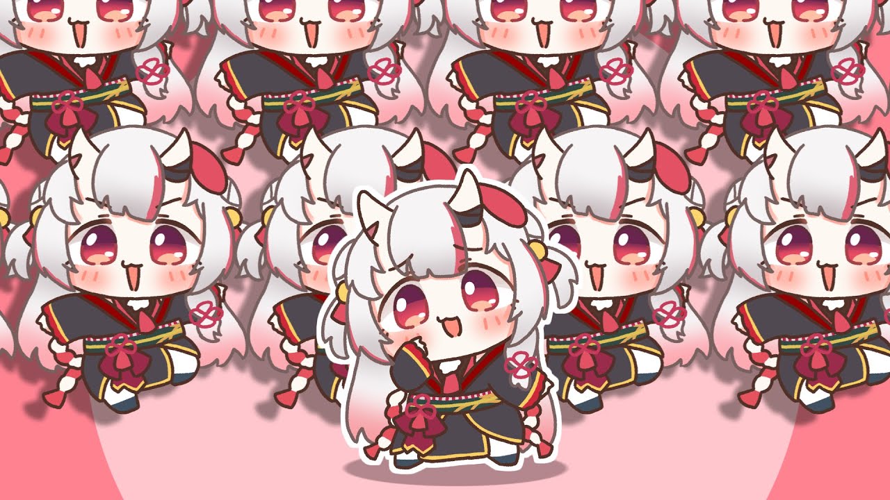 てんてんふんふんふん！【百鬼あやめ】【ホロライブ】【hololive】【手描き】【切り抜き】