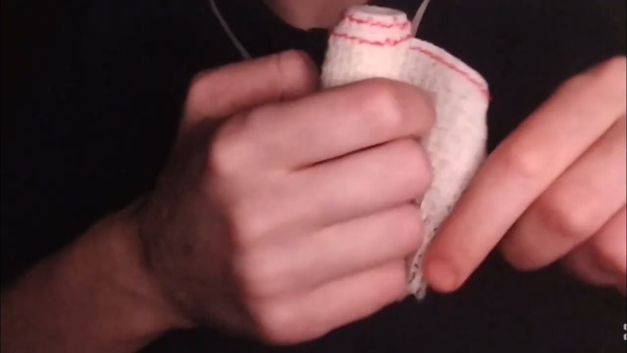 ASMR I heal your wound ( low quality)