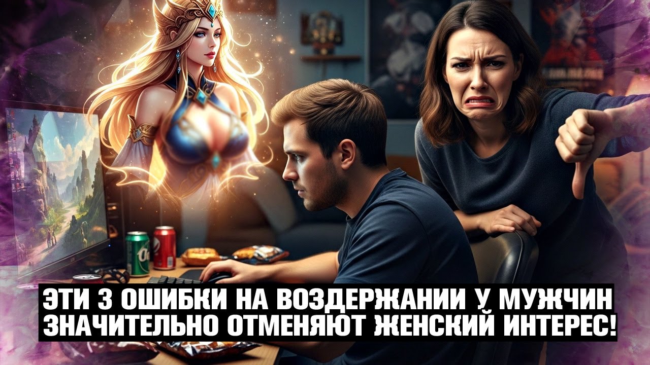 НЕ СОРВАЛСЯ, НО ТЕРЯЕШЬ ВСЁ! 😱 3 РОКОВЫЕ ОШИБКИ, КОТОРЫЕ ОТМЕНЯЮТ ЖЕНСКИЙ ИНТЕРЕС НА ВОЗДЕРЖАНИИ 🔥