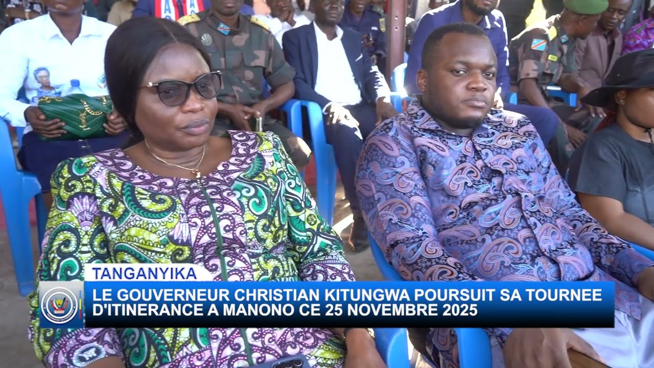 Le Gouverneur Christian Kitungwa Muteba est arrivé à Manono, ce mardi 25 novembre 2025