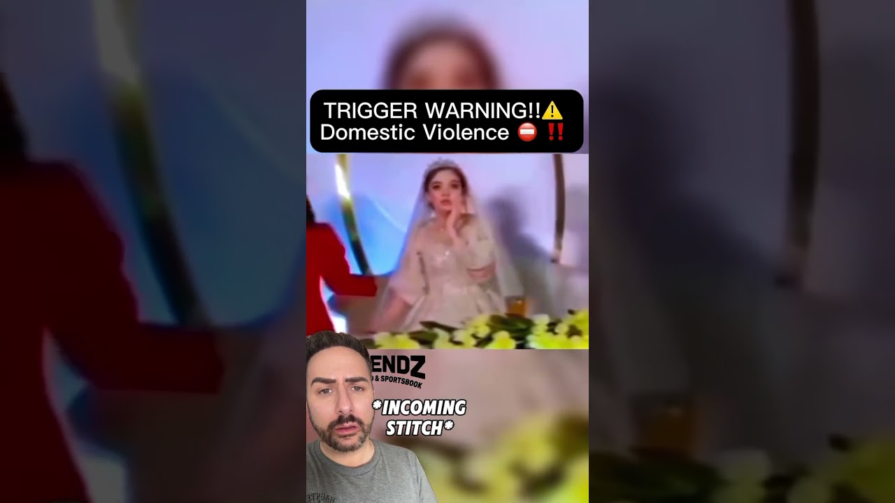 TRIGGER WARNING ⚠️- Groom assaults his new bride during wedding!! DISGUSTING!!