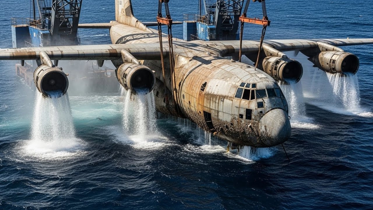 Rising from the Abyss | Epic Salvage and Restoration of a Sunken C-17 Aircraft