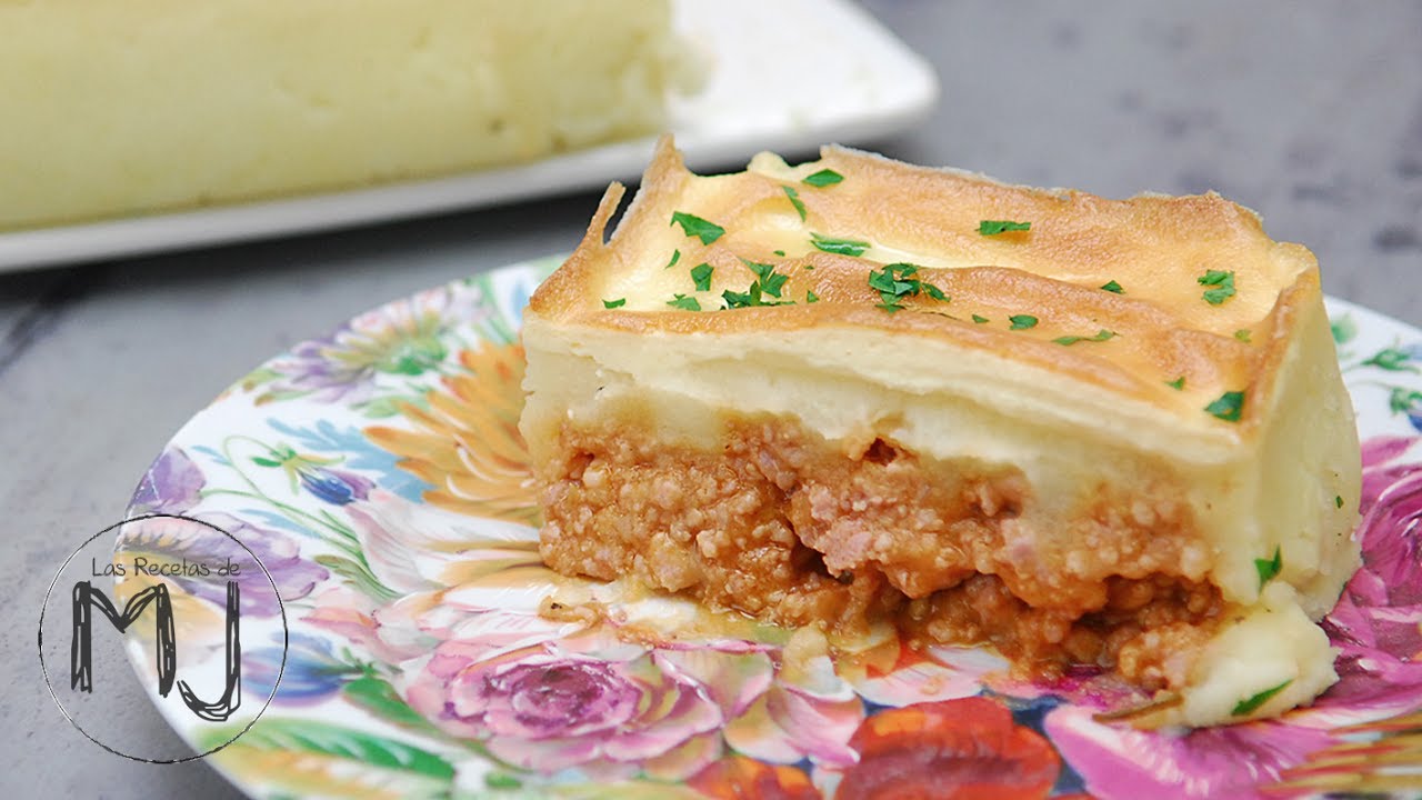 Pastel de patata y carne: ideal para invitados