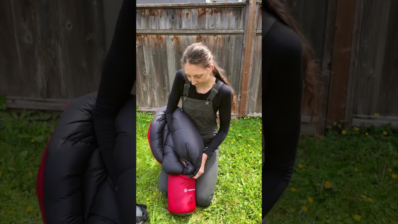 How to Stuff a Zenbivy Sleep System  #backpacking #zenbivy #ultralightbackpacking