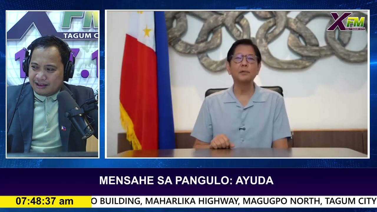 MENSAHE SA PANGULO: AYUDA