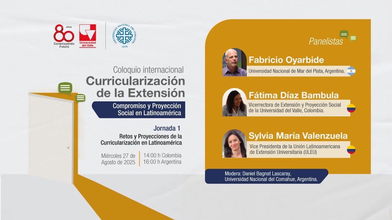 Coloquio Internacional Curricularización de la Extensión.