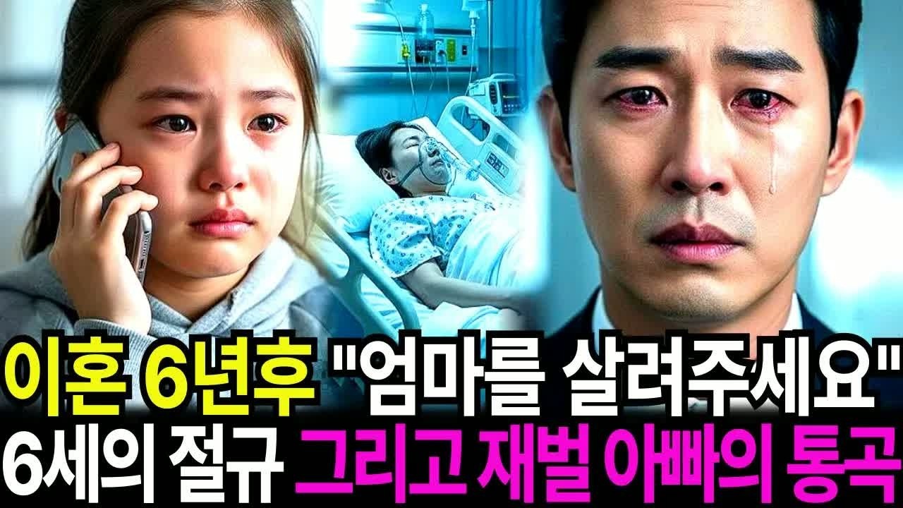이혼 6년후 엄마를 살려주세요 길거리에 울려 퍼진 6살 아이의 절규 엄마를 지키던 아이를 마주한 재벌 아빠의 통곡