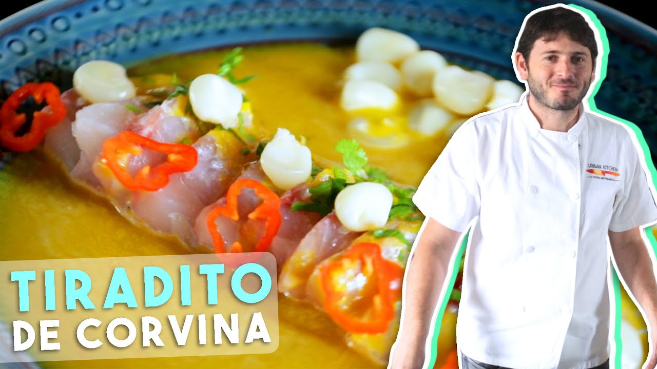 🐟 Como hacer un TIRADITO  de Corvina!
