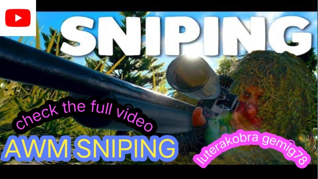 AWM se Kiya SNIPING full squad video