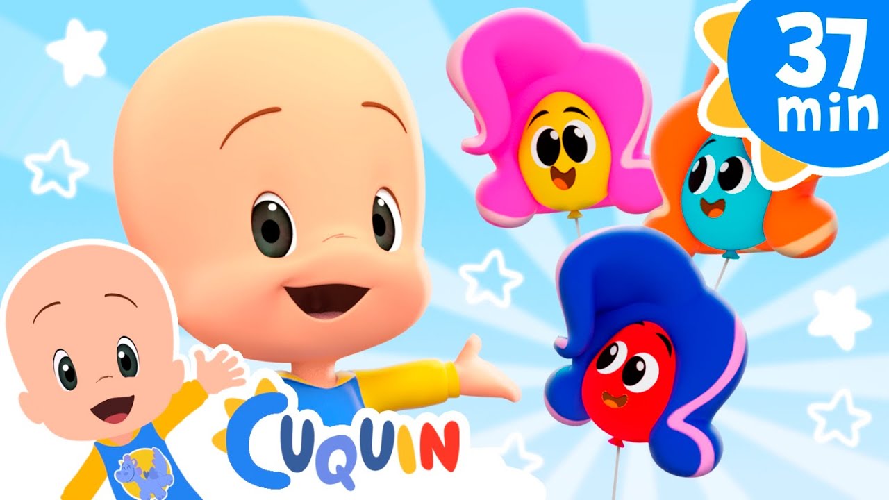 1,2,3 com os balões de bebê - episódios e rimas infantis de Cleo e Cuquin