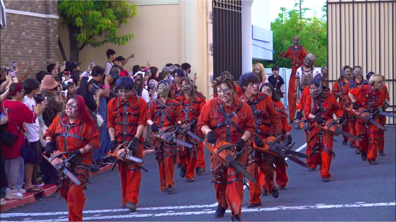 絶叫！恐怖の囚人ゾンビ集団Halloween Horror Nights 2023