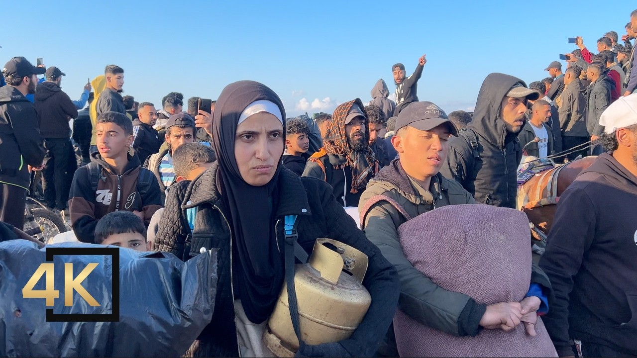 Gaza Palestine 🇵🇸 | People Returning Home from South to North | Gaza Today