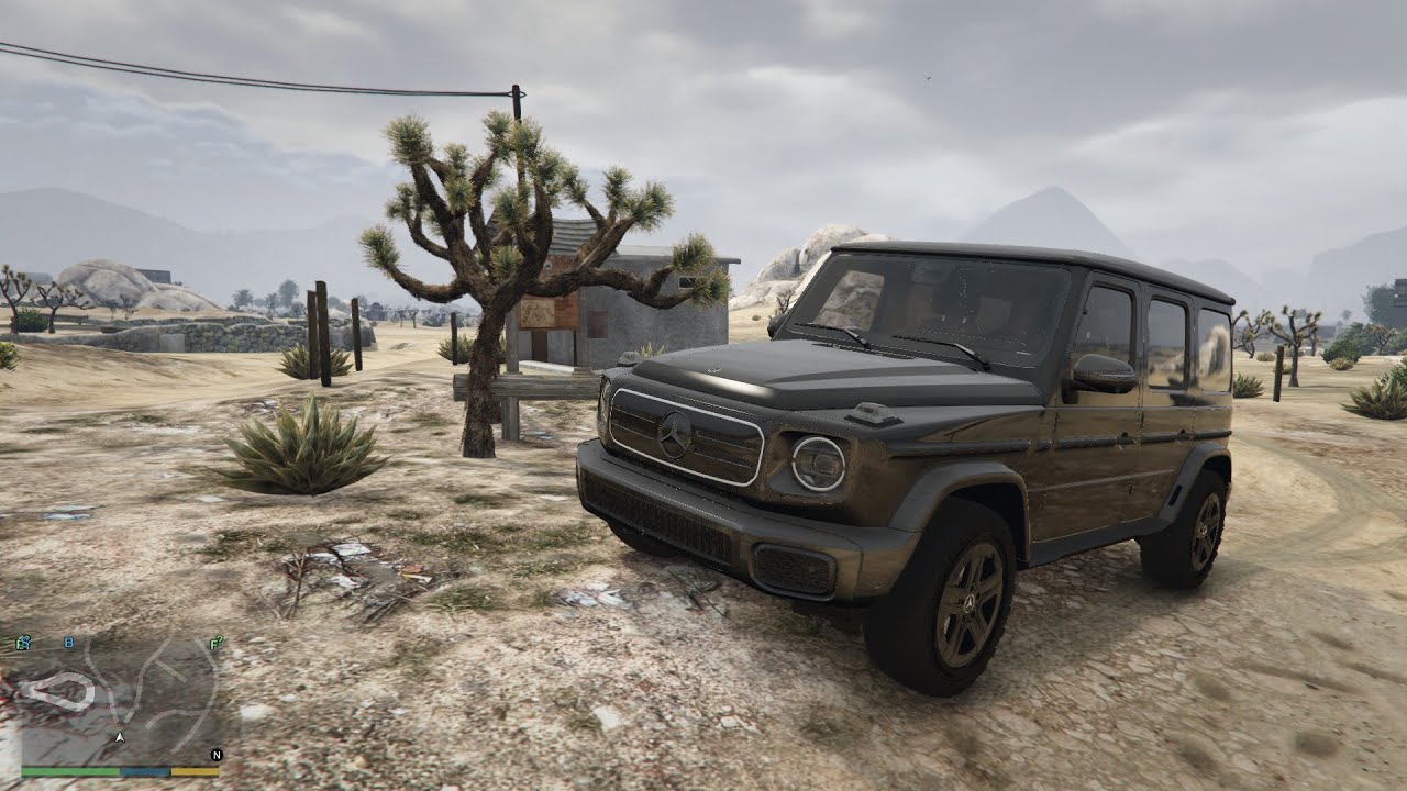 Gta5 Mercedes Benz  G-580 EQ technology 2025 pov drive