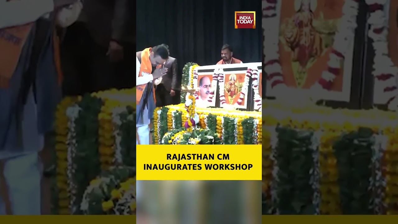 Rajasthan CM Bhajanlal Sharma Inaugurates BJP State-Level Workshop in Jaipur