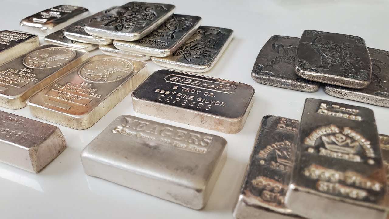 100 Ounces Of 5 Ounce Silver Bars!