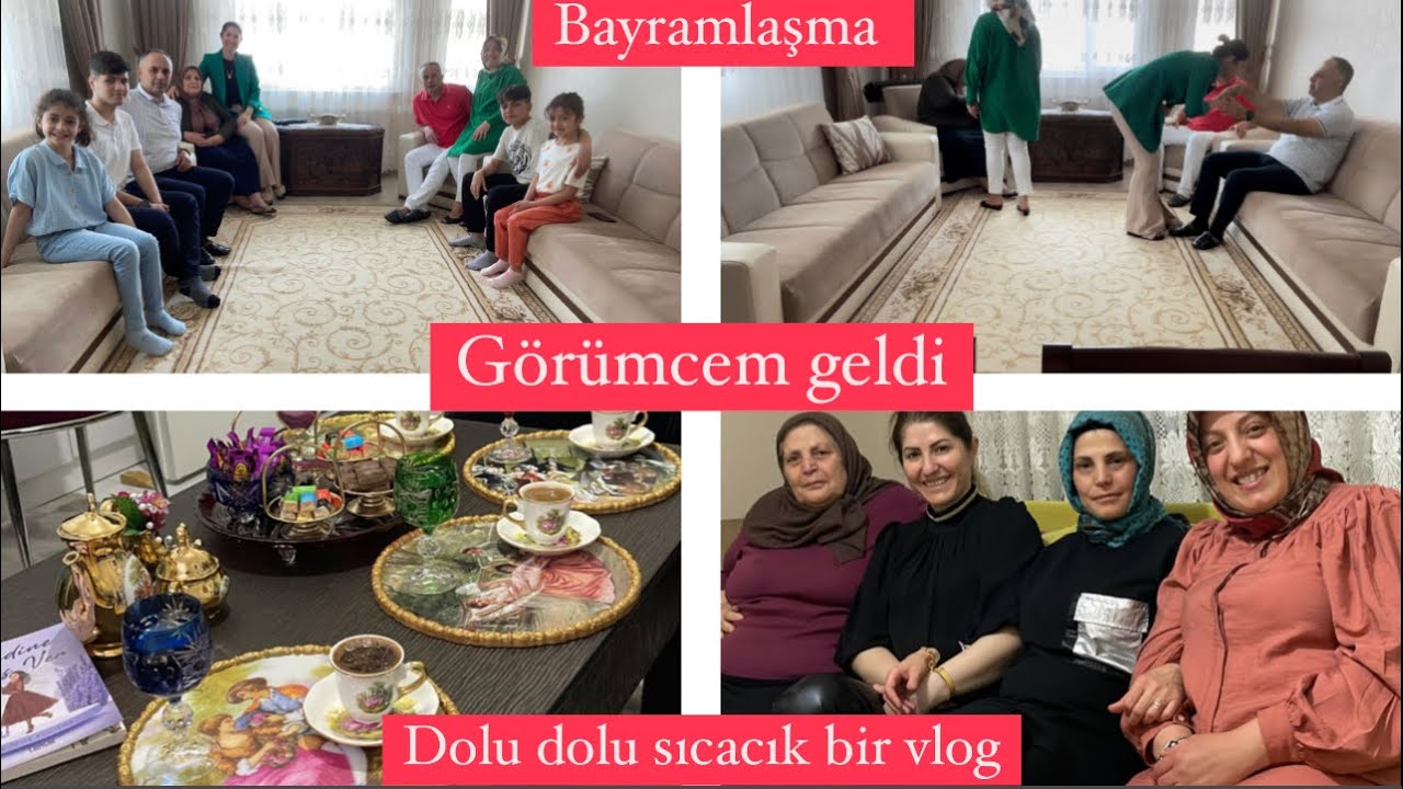GAZİANTEP’TE BAYRAM SABAHI🤗BAYRAMLAŞMA😍GÖRÜMCEM GELDİ🥰KAYINVALİDEM EN ÇOK KİMİ SEVİYOR🤭