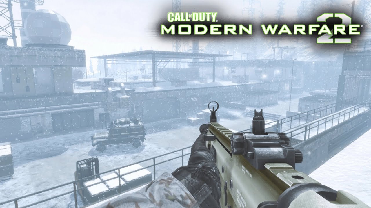 Scar-H On Sub Base | Call of Duty: Modern Warfare 2 - Gameplay (2009) - No Commentary
