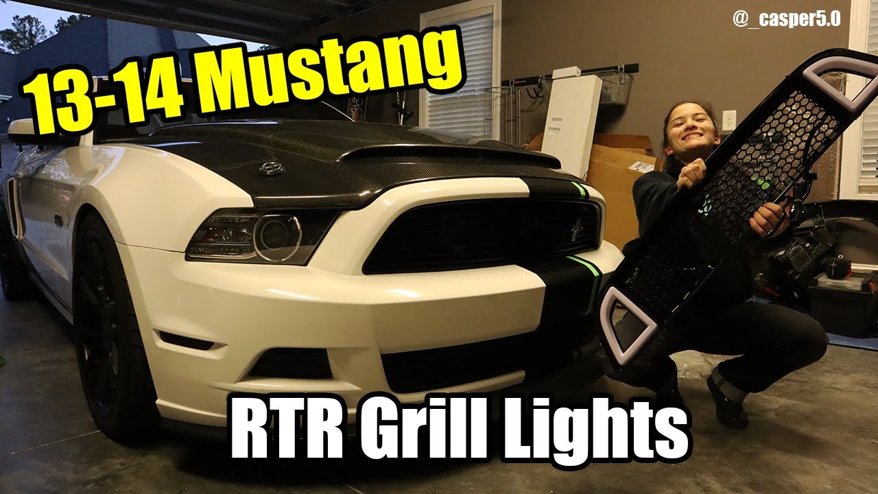 Installing - 2013-2014 Mustang RTR Grille LED Lights