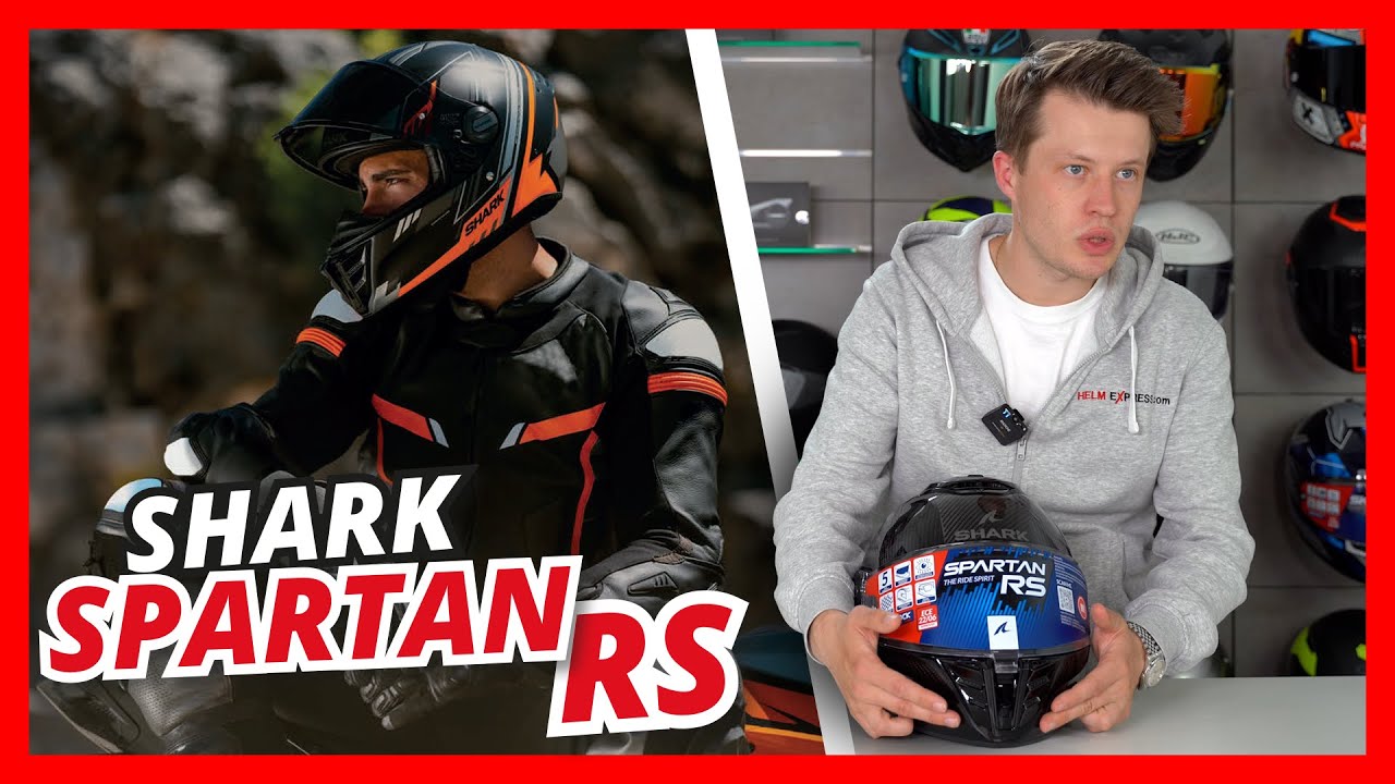 SHARK SPARTAN RS CARBON [Produktvorstellung & Anprobe] | Helmexpress.com