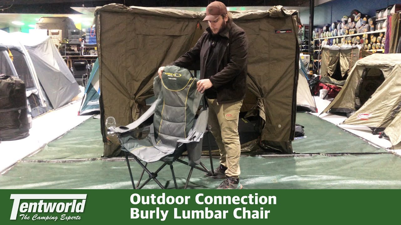 Outdoor Connection Burly Lumbar chair - set up & adjusting