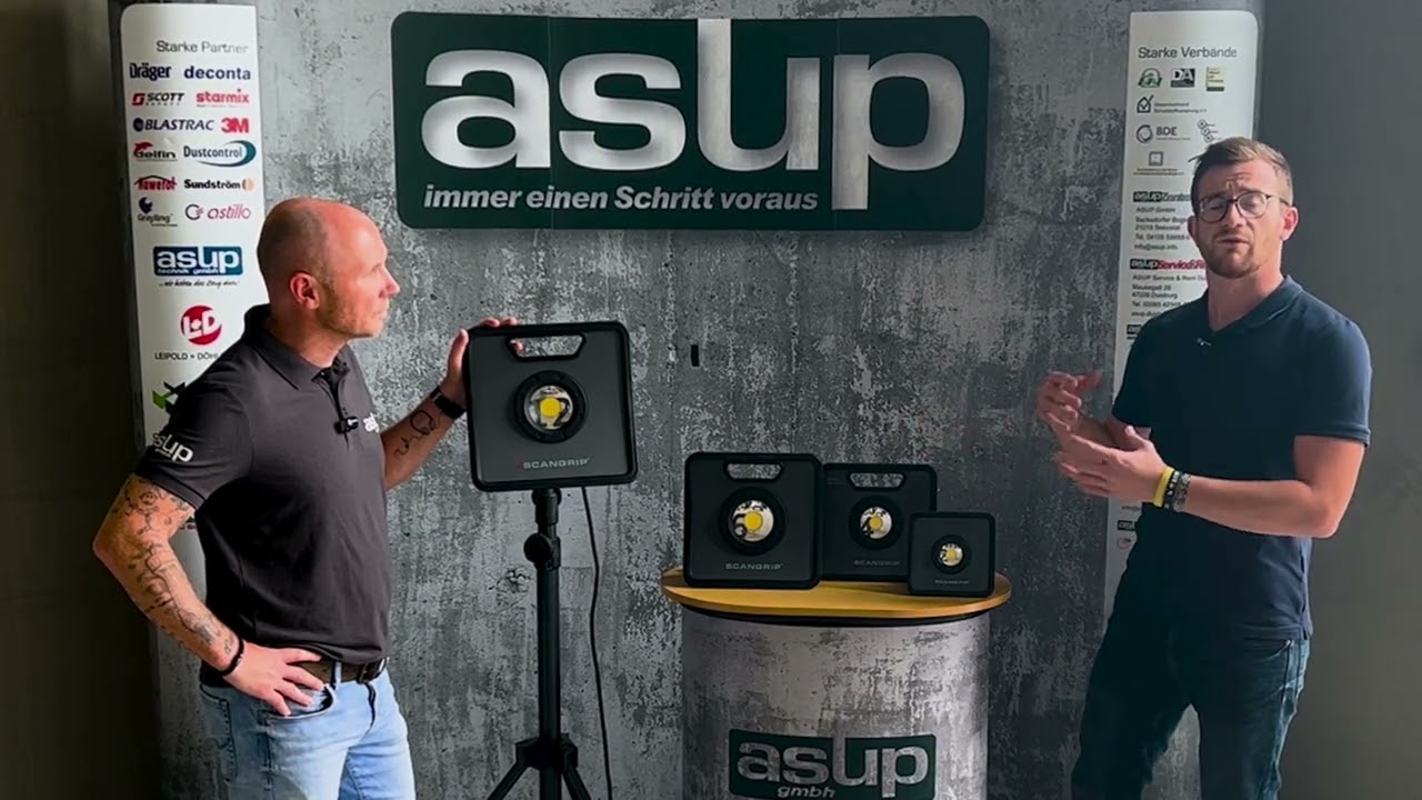 ASUP GmbH | Wir bringen Licht ins Dunkle! SCANGRIP Arbeitsleuchten