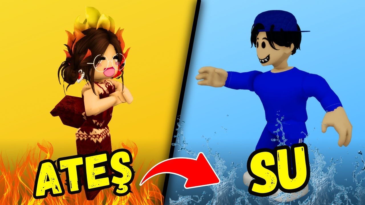 🔥ATEŞ VE SU KARŞI KARŞIYA💦AYŞEM ECE ARI💥ARIGİLLER🐝ROBLOX ELEMENTAL POWERS TYCOON