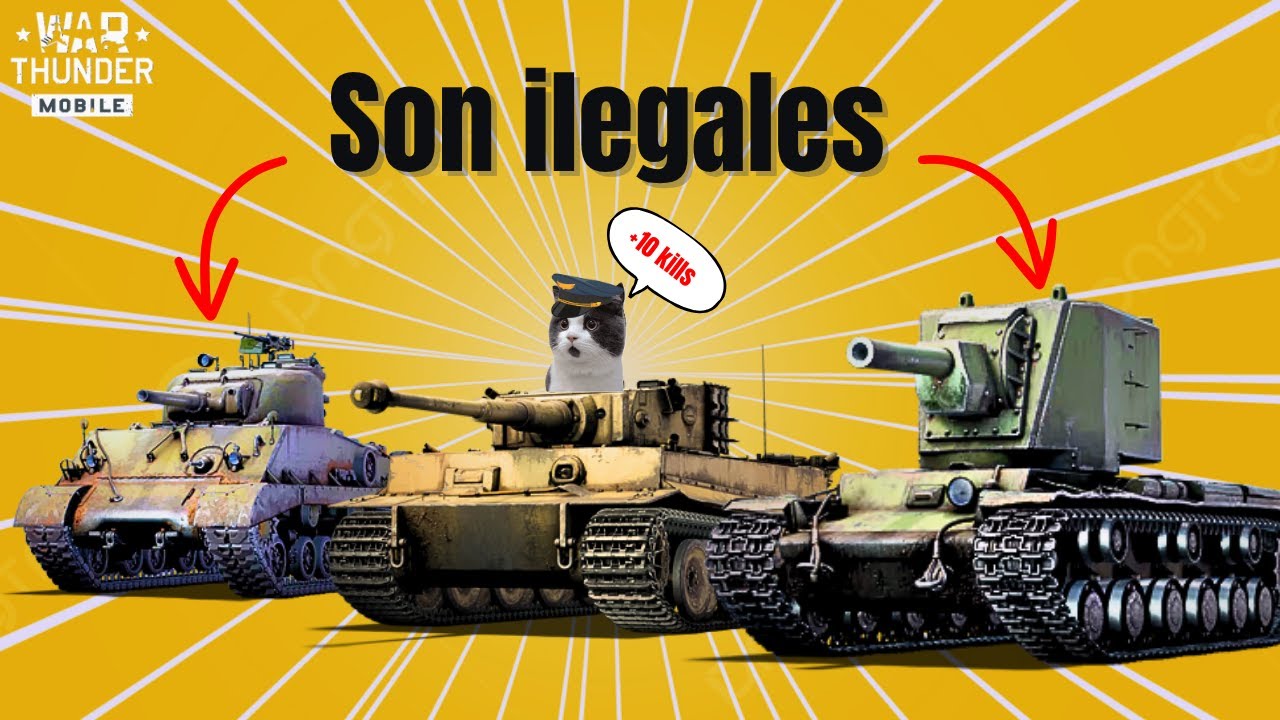 Estos 3 tanques están demasiado rotos 😳🔥 (10 kills challenge)