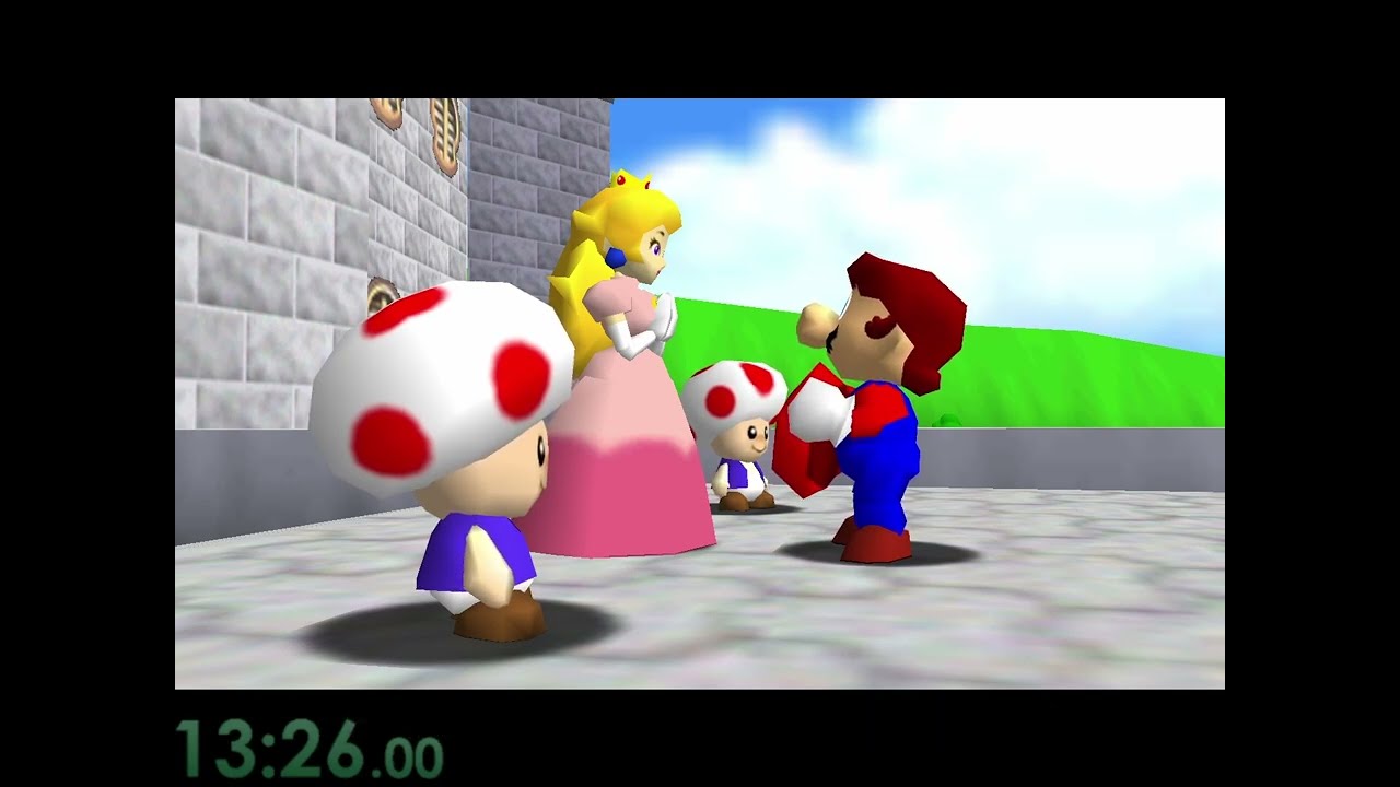 Super Mario 64 - 1 Star Speedrun - 13:26:00