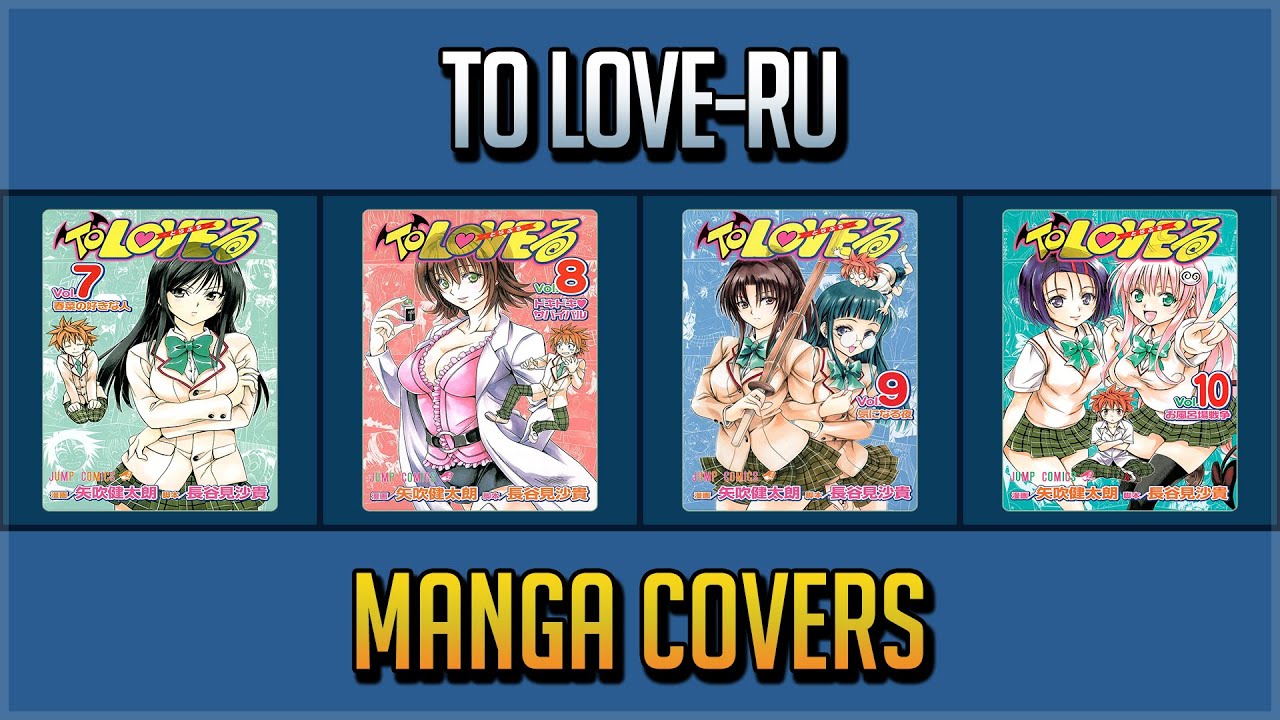 TO LOVE-RU MANGA COVERS VOL.1~18 END
