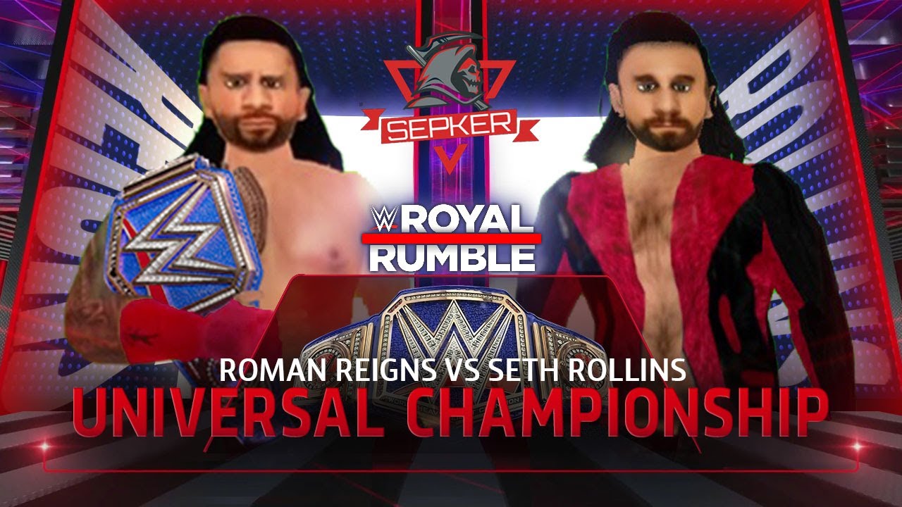 WR3D SIMULATION | ROMAN REIGNS VS SETH ROLLINS - UNIVERSAL CHAMPIONSHIP: WWE ROYAL RUMBLE PREDICTION