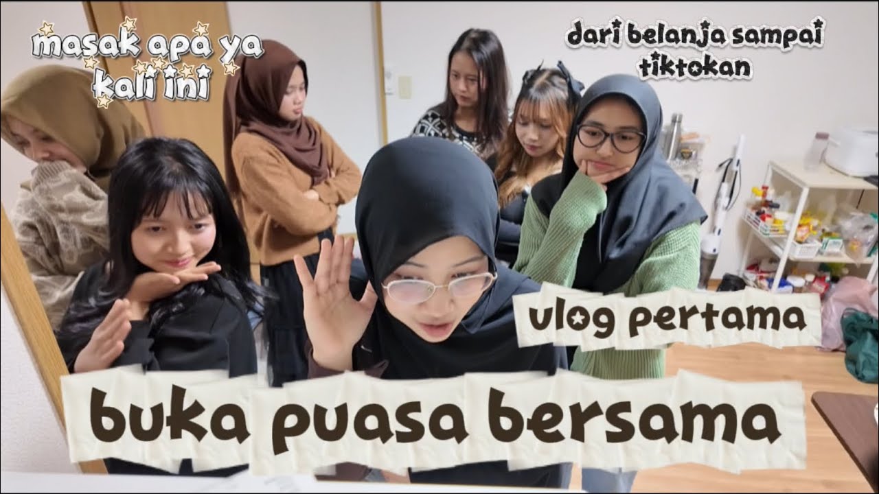 VLOG PERTAMA || KESERUAN KITA MASAK BERSAMA 