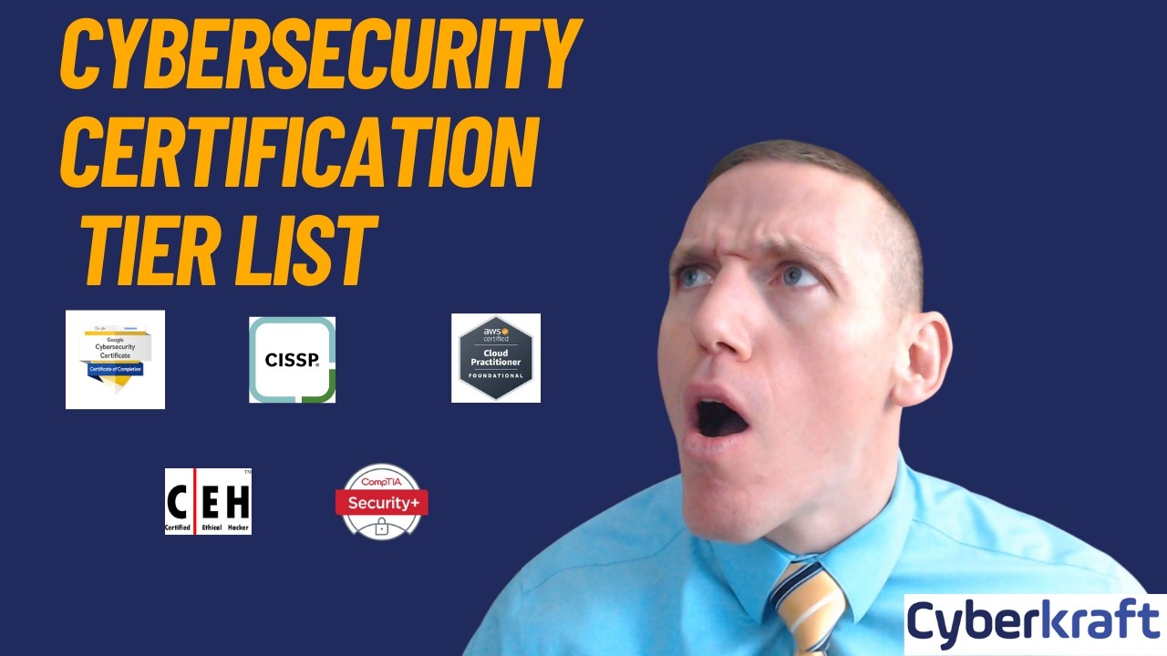 The Ultimate Cybersecurity Certification Tier List