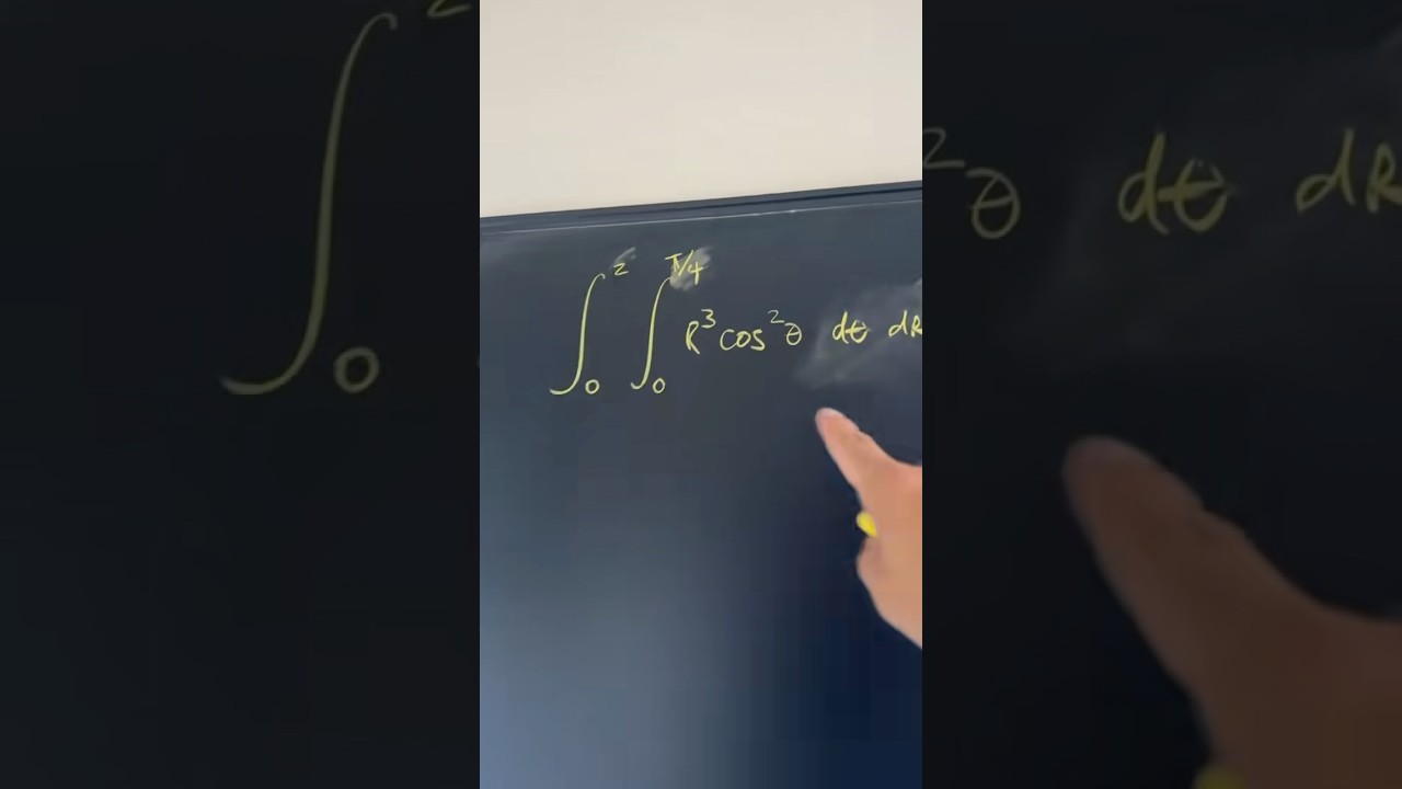 Double Integration basics #calculus #mathematics #integral #maths
