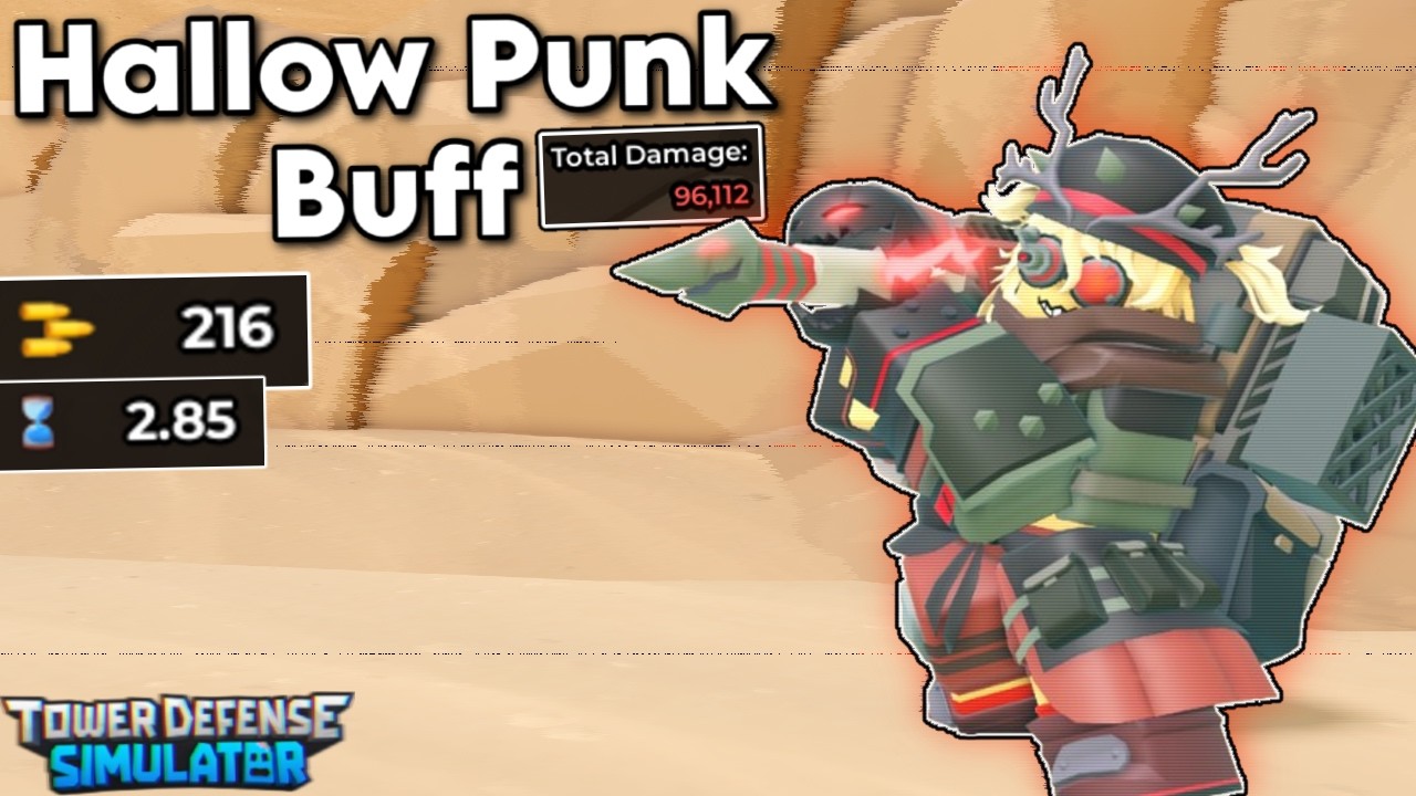 Solo Frost Mode Triumph with Rebalanced Hallow Punk | Roblox TDS