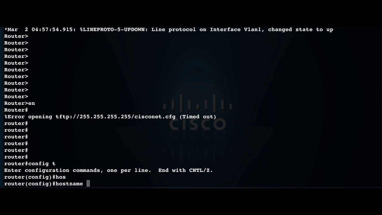 Cisco Router 800 basic setup