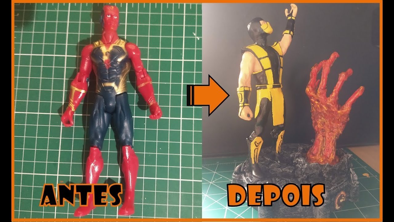TOYMAKEOVER: Transformei o Visão no Scorpion