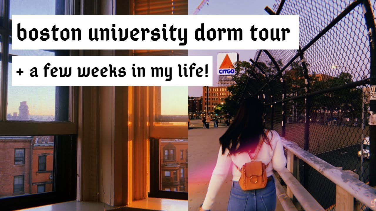 boston university dorm tour + few weeks in the life!