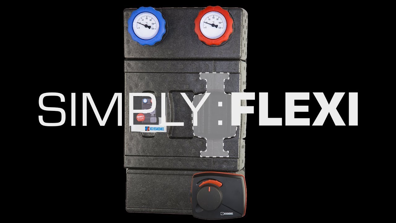ESBE-Flexi with built-in ESBE valve technology