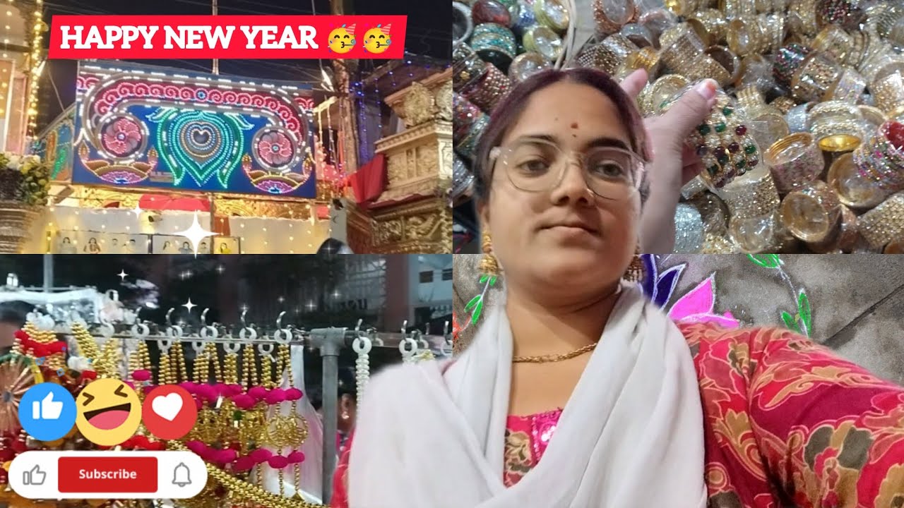 New year vlog 😎/Alwal jatara 🤗#vlog #alwal #shopping #temple #public #vaishuvlogs365 