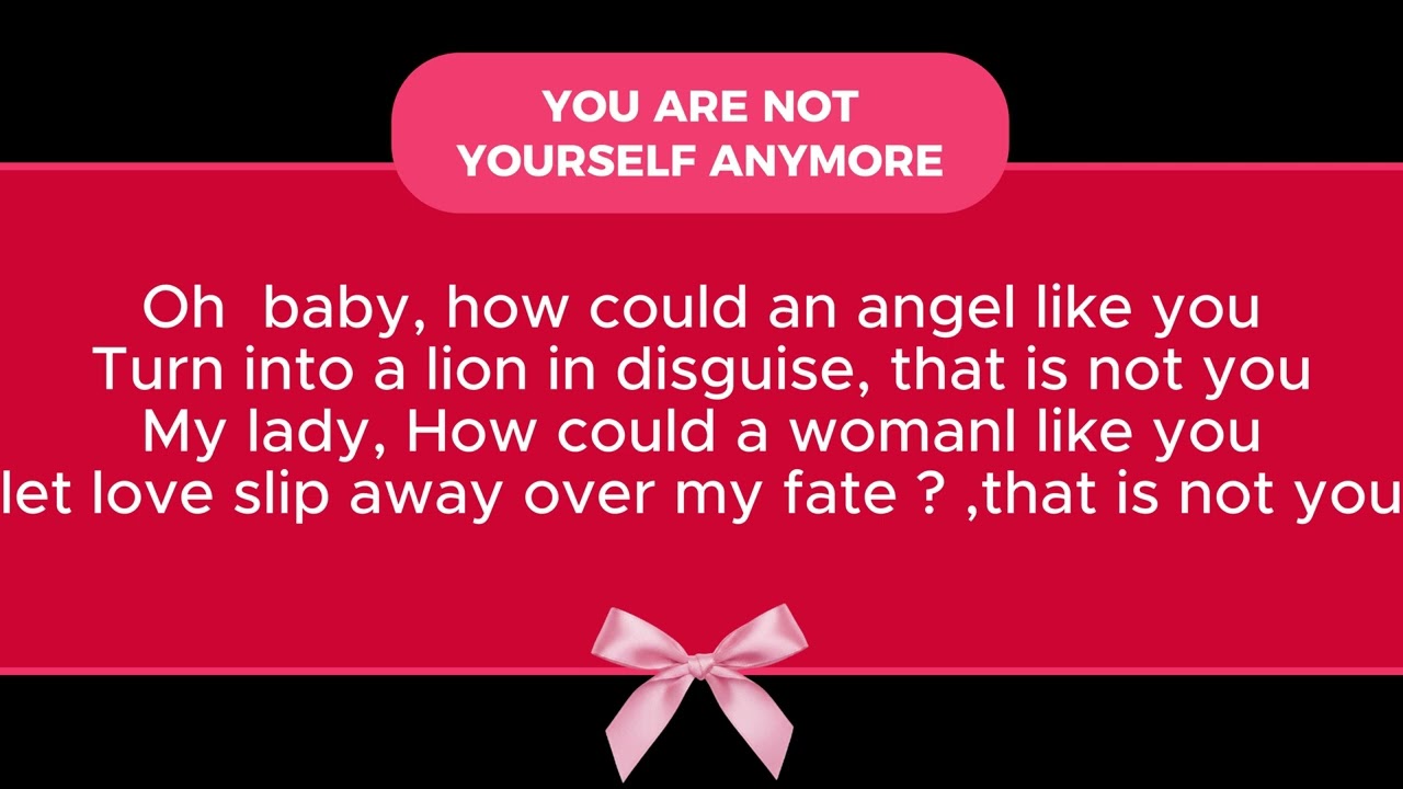 YOU ARE NOT YOURSELF ANYMORE,CIPT: BromonroeAI,#viralvideo ,#westernsong rnsong
