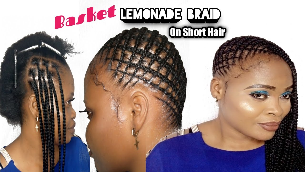 basket lemonade braids | small basket braids tutorial | very detailed