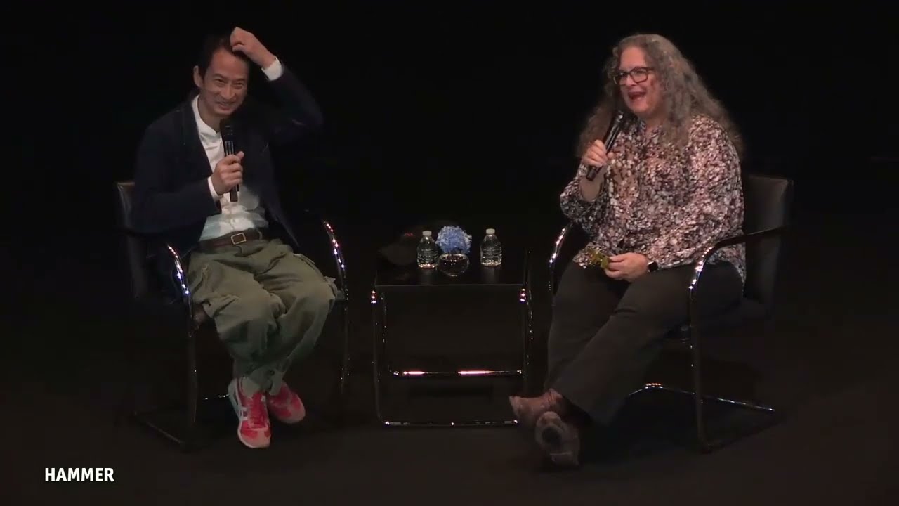 Trần Anh Hùng & chef Evan Kleiman on 