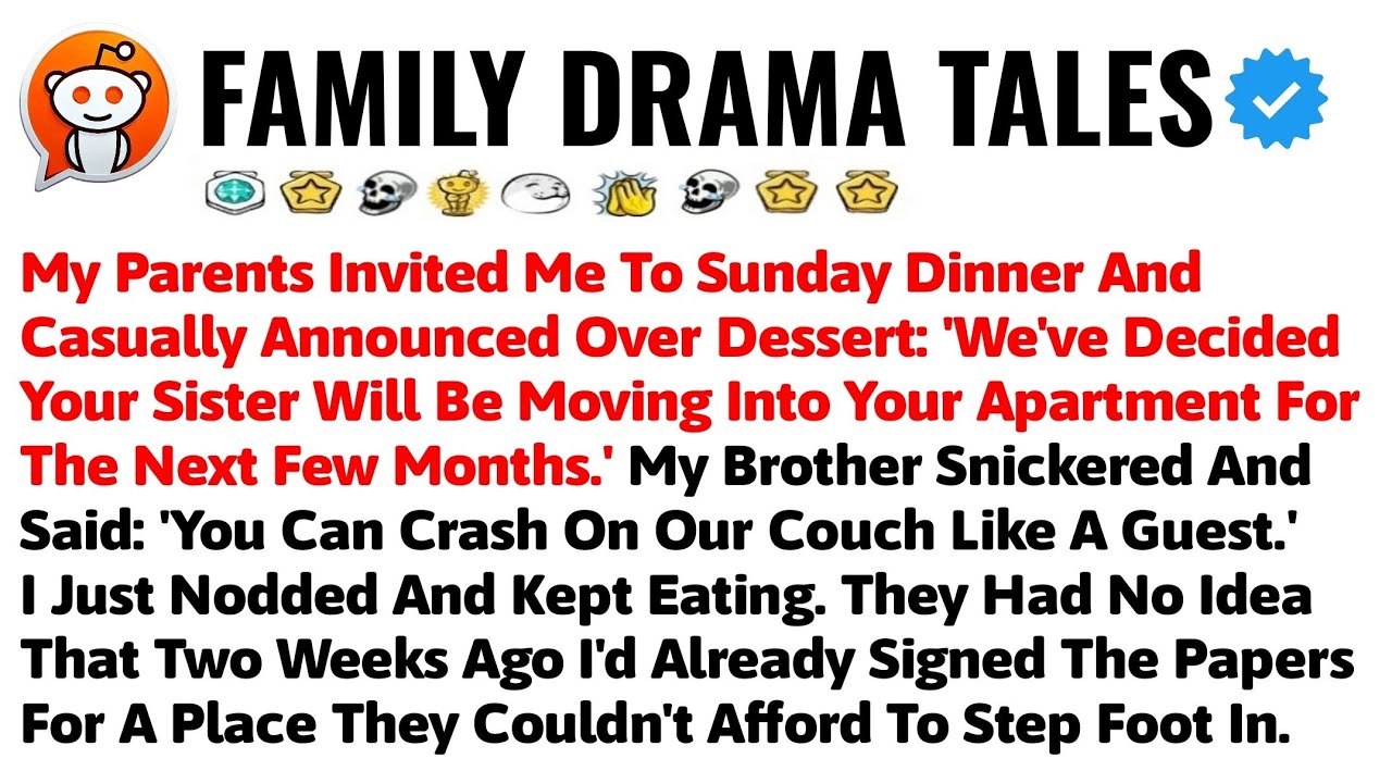 My Parents Invited Me To Sunday Dinner And Casually Announced Over Dessert: 'We've Decided Your Sist