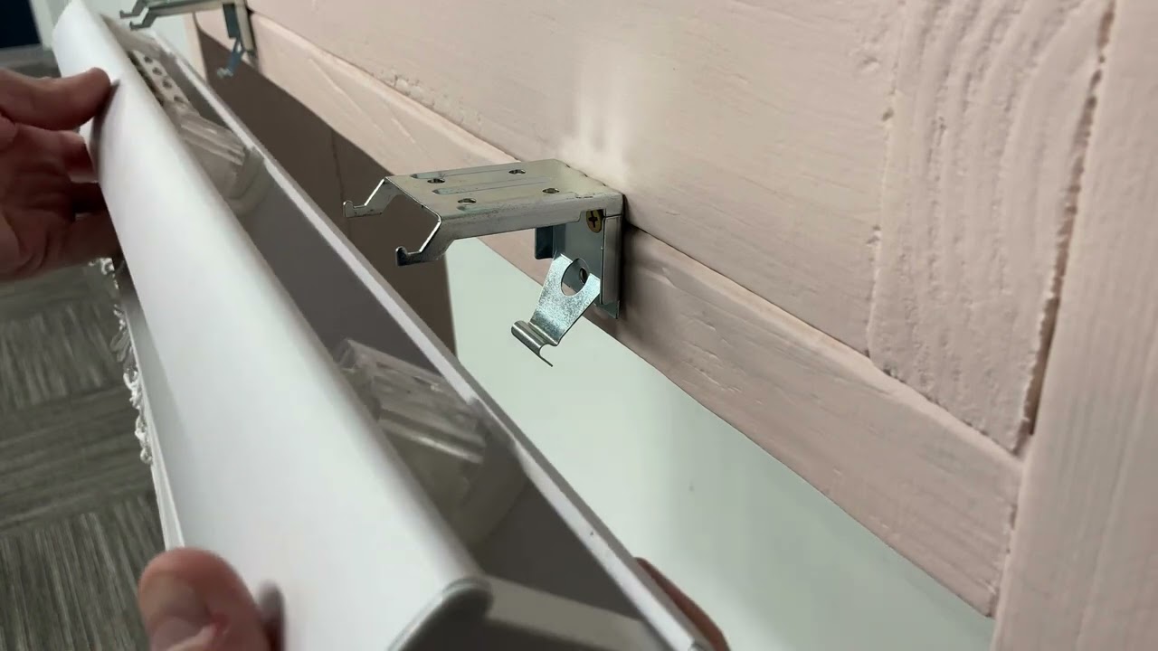 Economy Faux Wood Blind Install