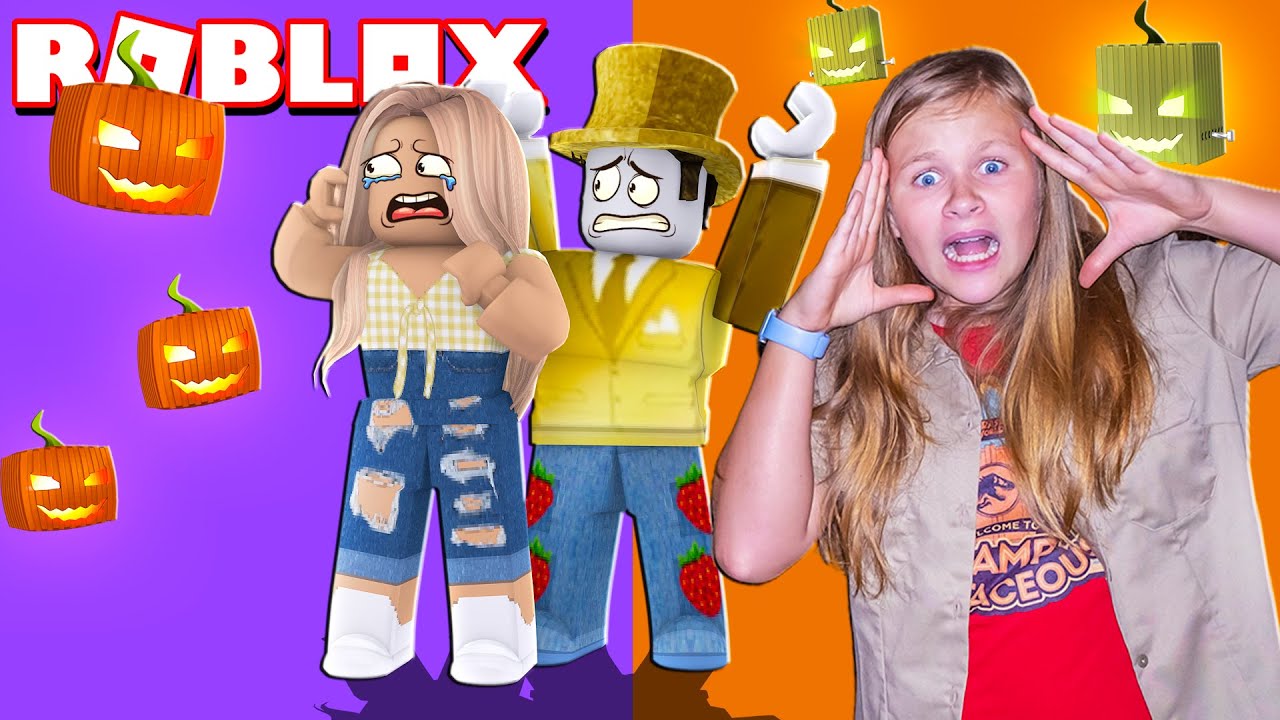 Assistant Races Mr Engineer to Finish the Roblox Halloween Obby!