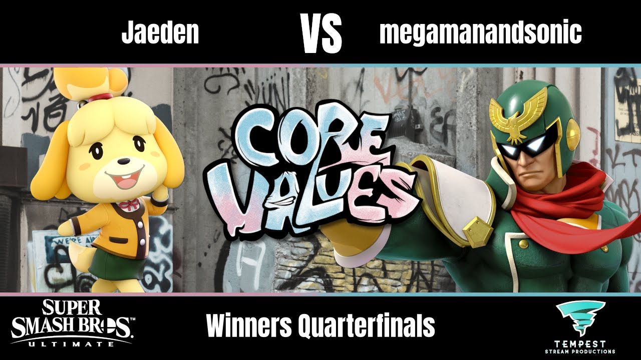Jaeden (Isabelle) vs megamanandsonic (Captain Falcon) - Ultimate Winners Quarters - CORE VALUES VIII