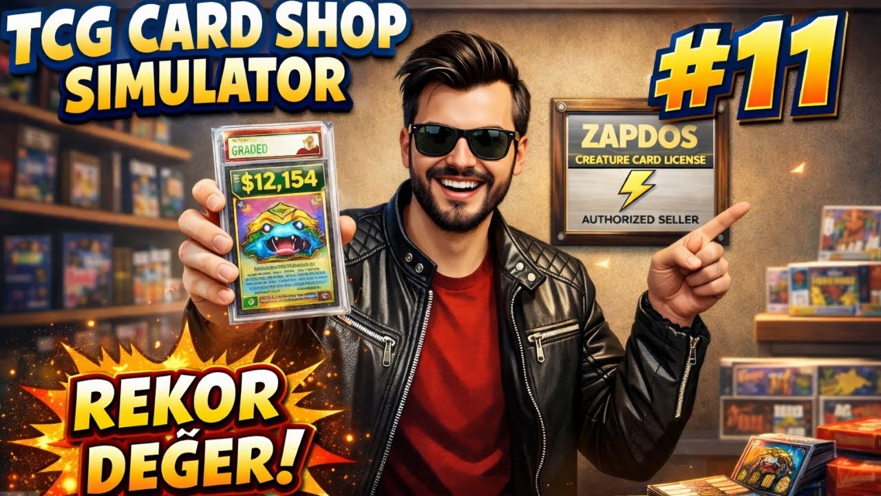 ⚡ZAPDOS LİSANSI ALDIK! | Gradingden Gelen Efsane Kartlar l TCG Card Shop Simulator POKEMON MODU #11