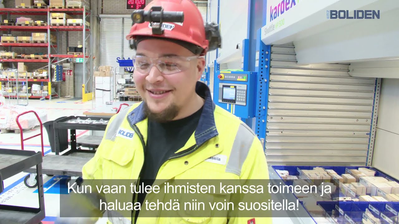 Boliden Kokkola - koneasentaja Lauri