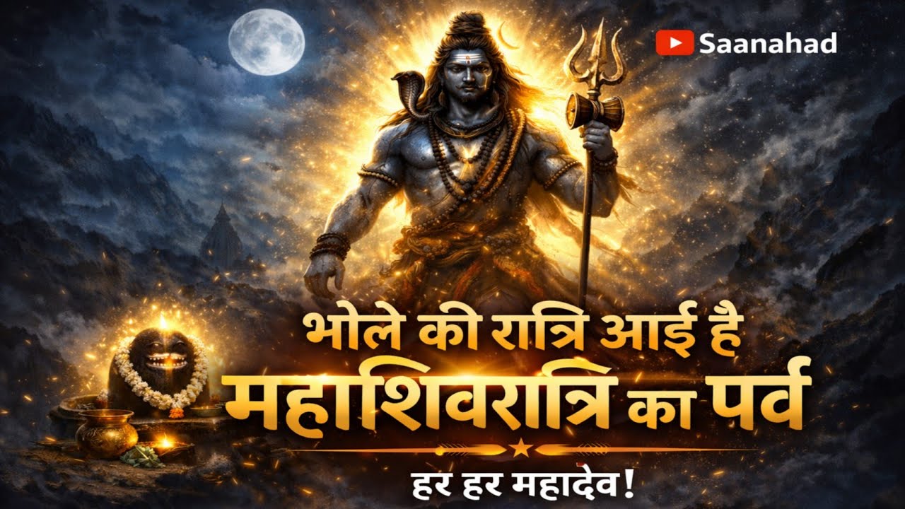 भोले की रात्रि आई है | Mahashivratri Special Shiv Bhajan 2026 | Saanahad