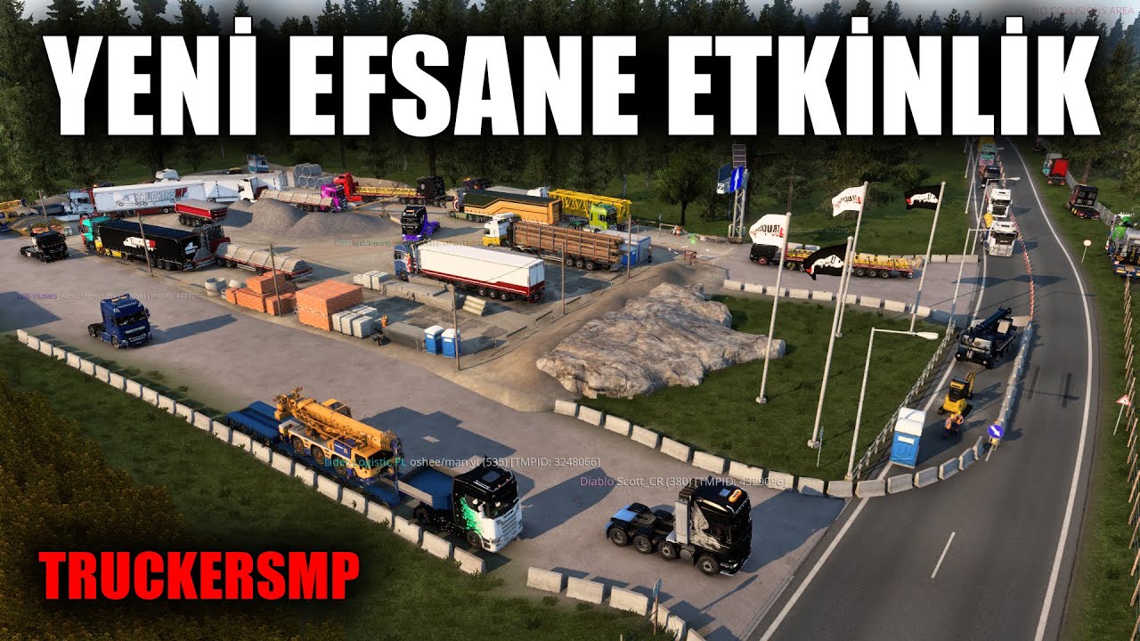 1000 KİŞİLİK TRAFİK !! YENİ TRUCKERSMP İNŞAAT ETKİNLİĞİ | ETS2MP
